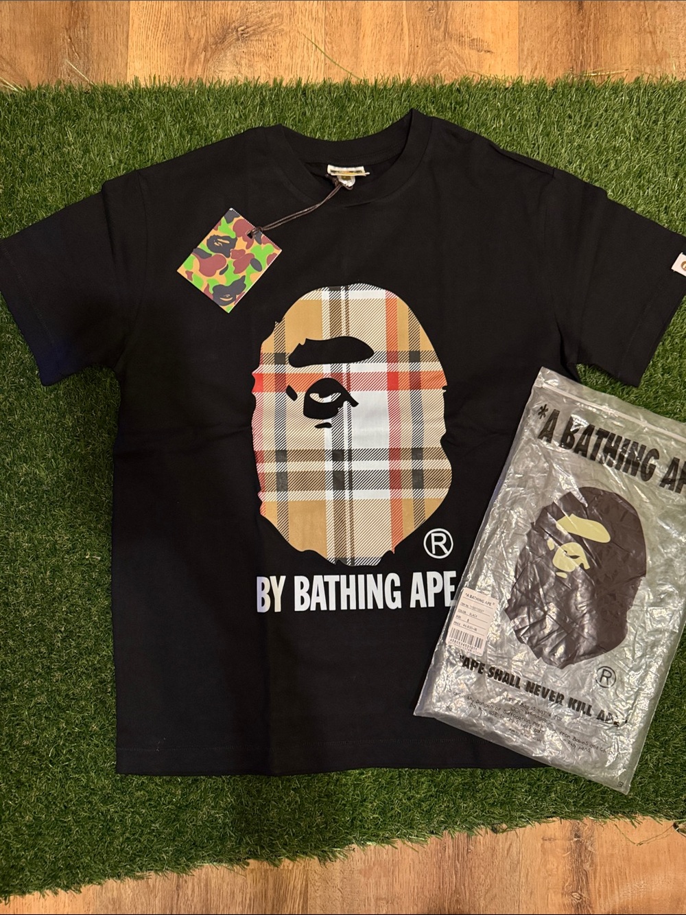 BAPE SHIRT BLACK TEE